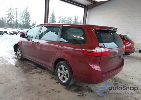 2016 Toyota Sienna L 7 Passenger from USA, damaged, VIN 5TDZK3DCXGS749290